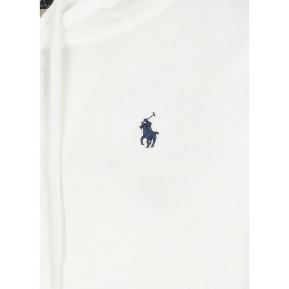 Ralph Lauren Cotton Sweatshirt White Dames