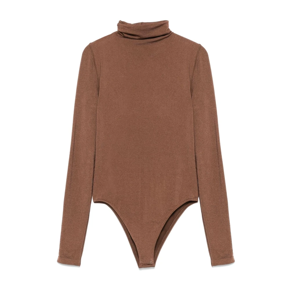 Wolford Women's Brown Top, Chocolate Large