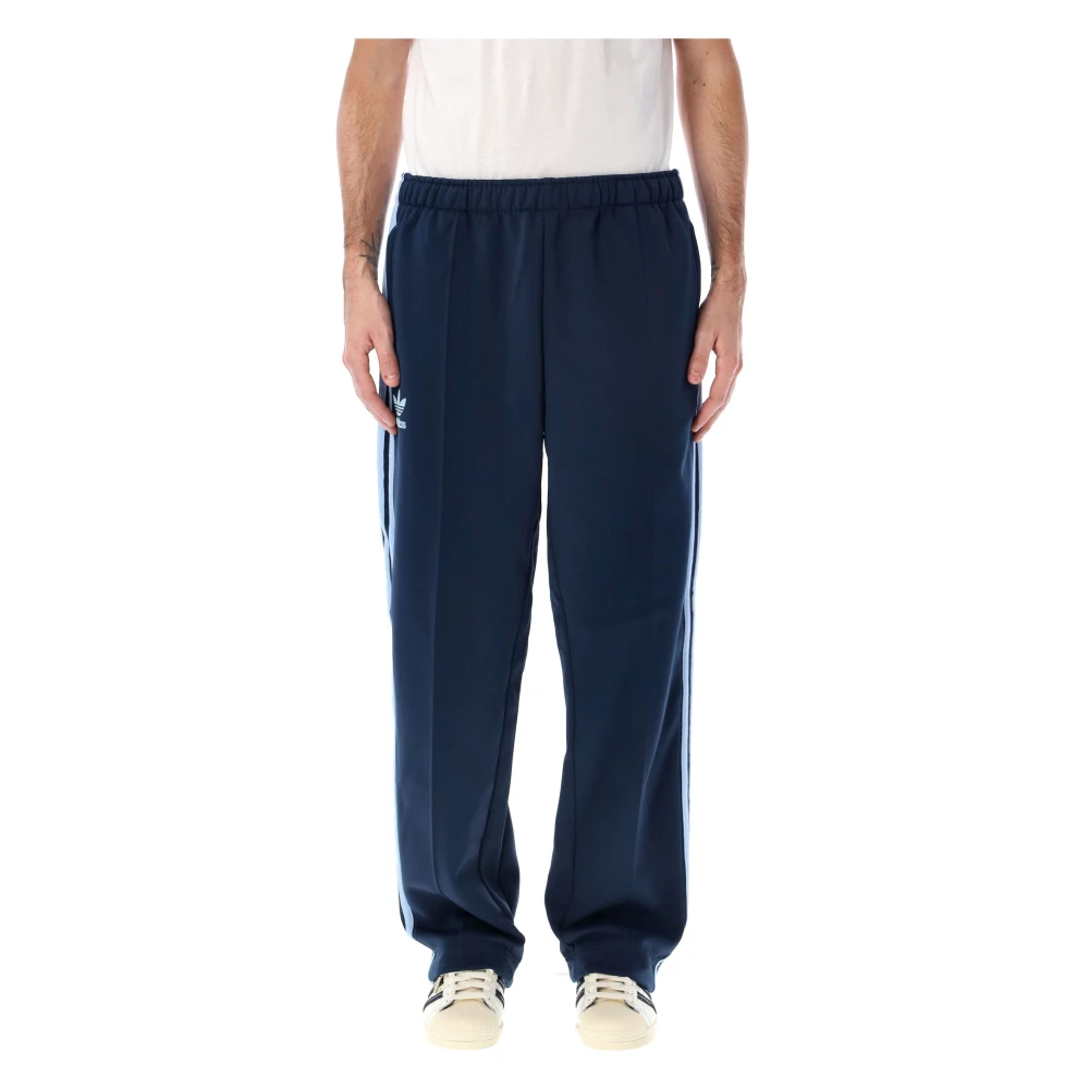 Adidas Navy Track Pants Aw24 Stijlvol Comfort Blue Heren