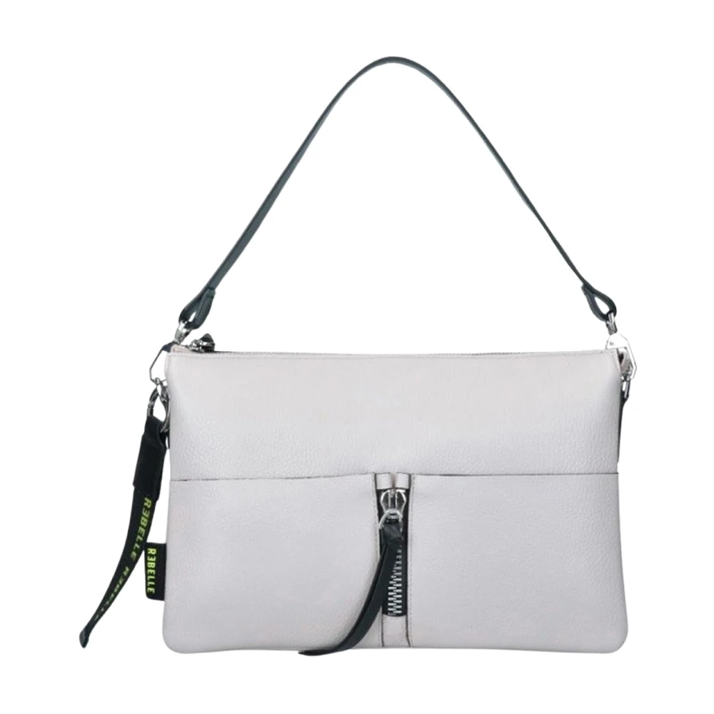 Rebelle Beige Schouder Crossbody Tas Athena Beige Dames