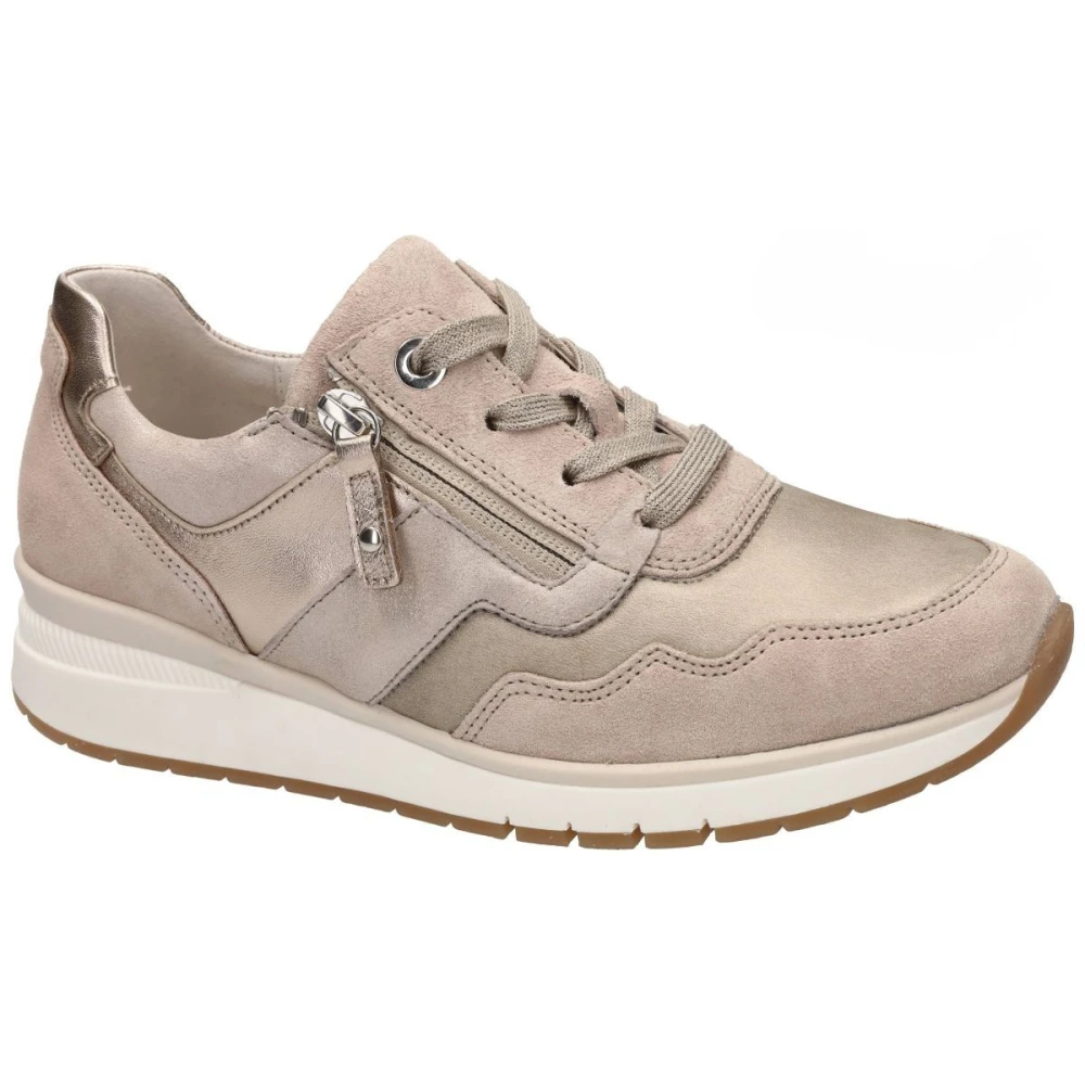 Gabor K-wijdte sneaker Dames Schoenen Beige
