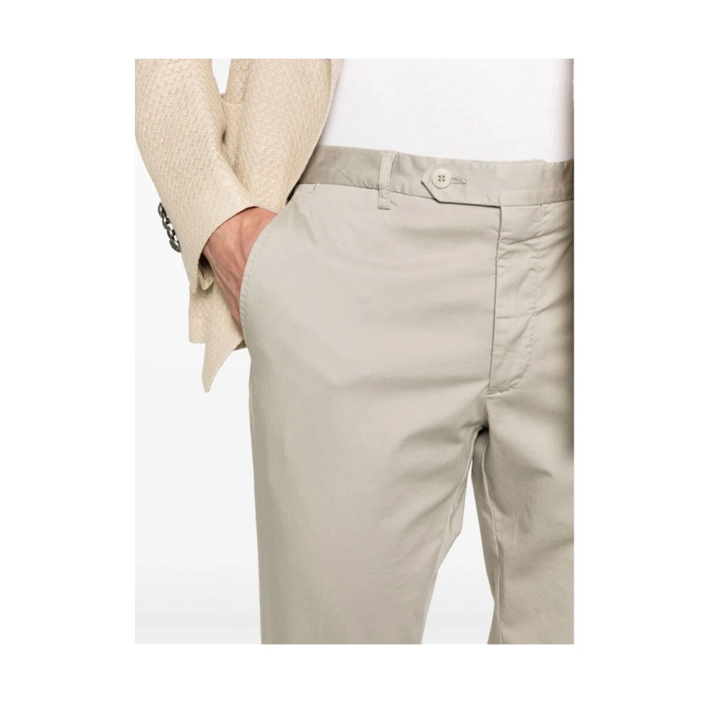 Rota Straight Trousers Beige Heren
