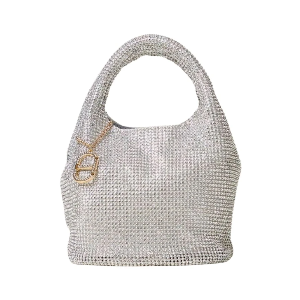 Twinset Avondtas met Charme Ketting Gray Dames