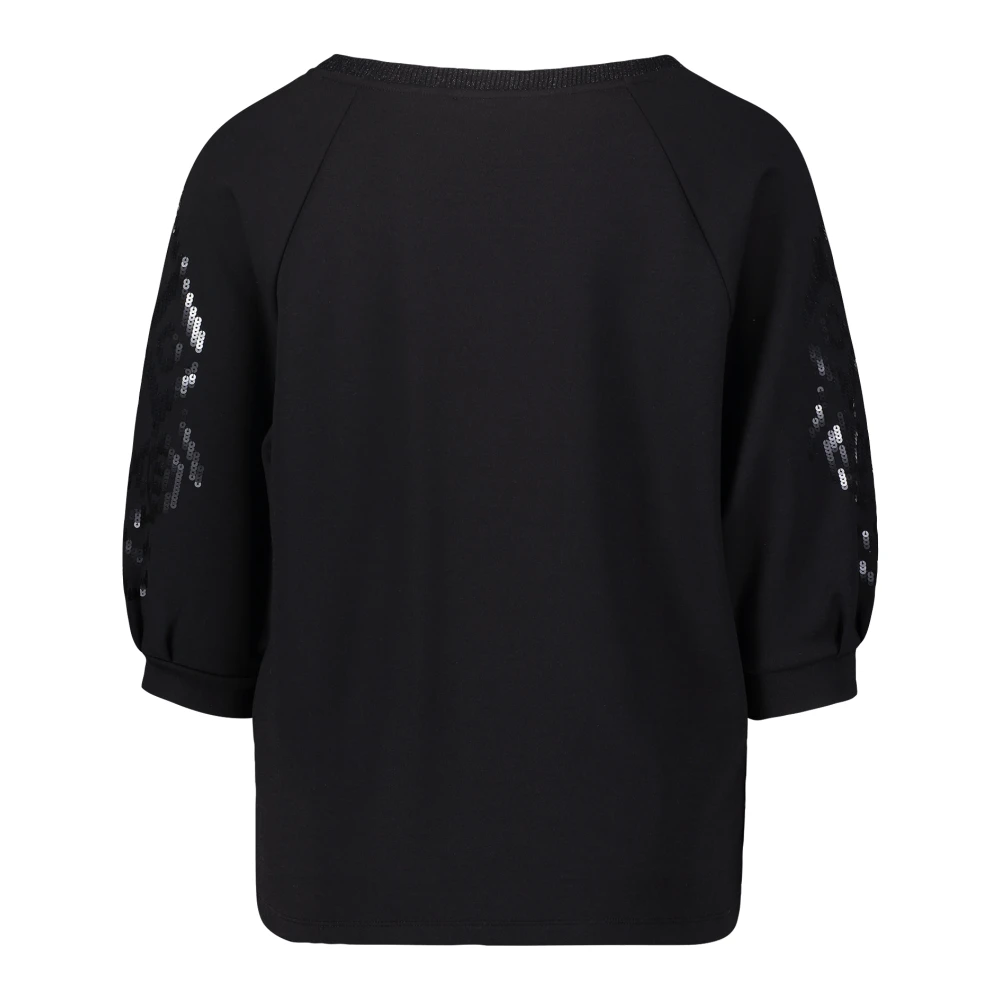 Betty Barclay Limited Edition Geborduurde Sweatshirt Black Dames