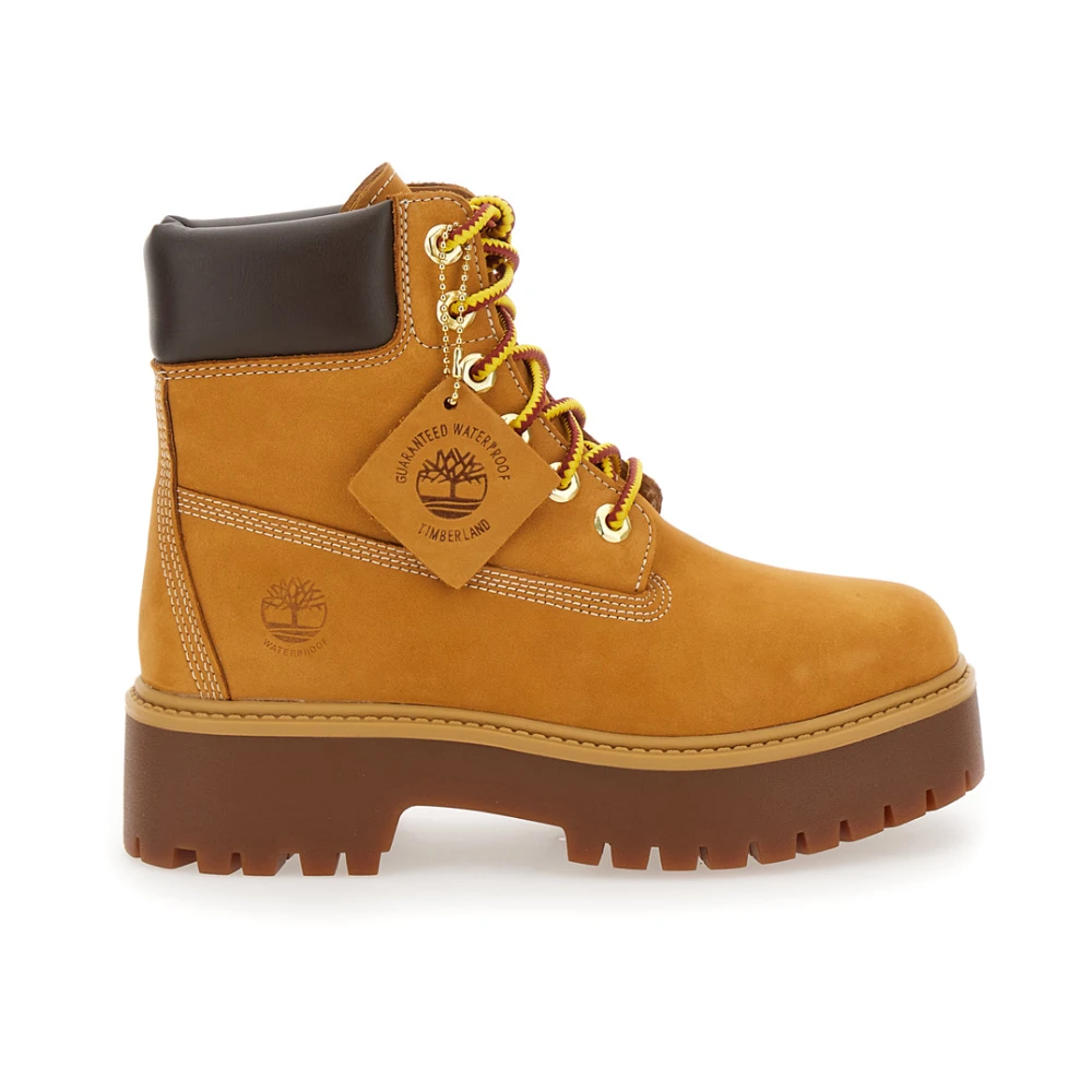 Timberland Donna Beige - Ankle Stivali - Shoes - 38 1/2 Eu