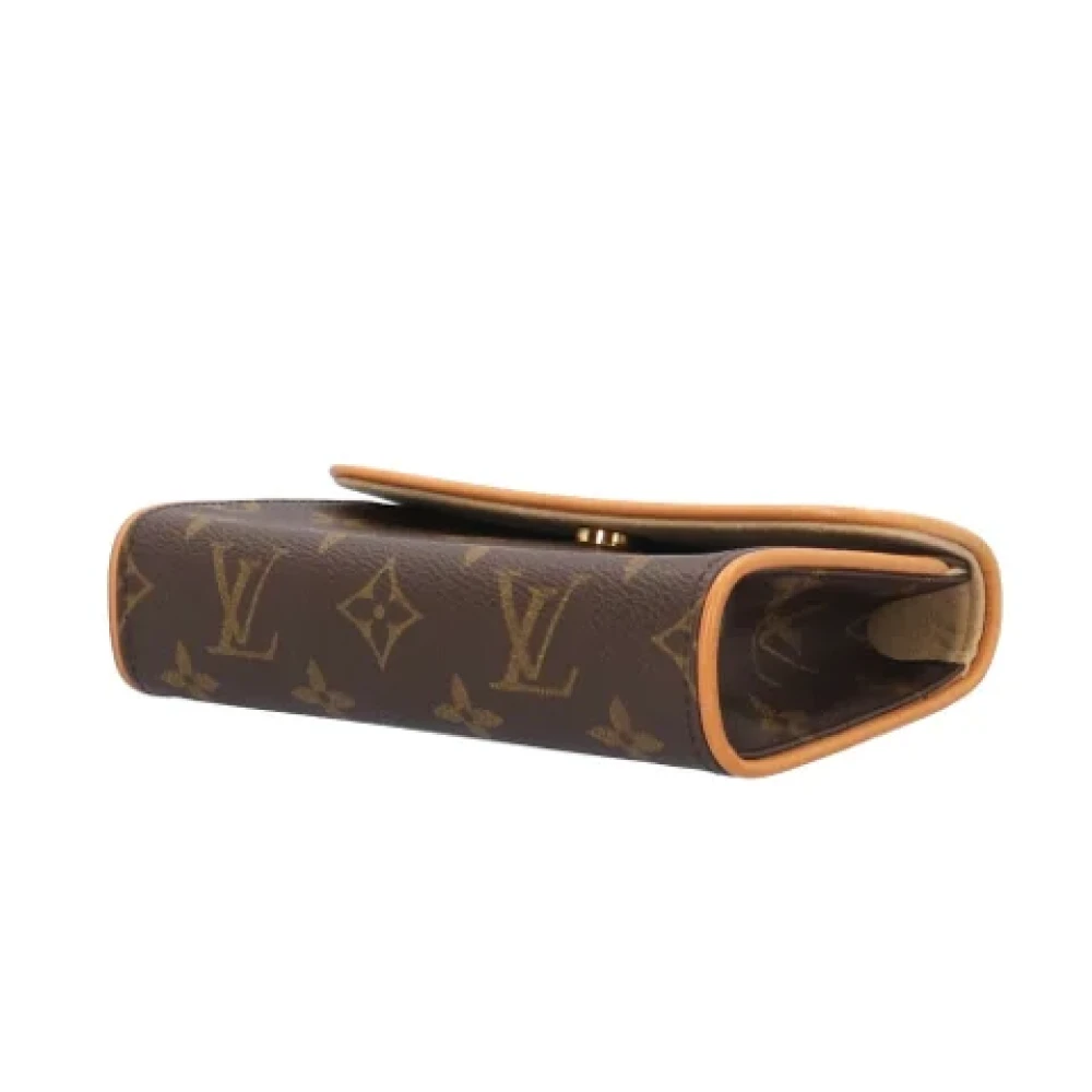 Louis Vuitton Vintage Pre-owned Fabric crossbody-bags Brown Dames