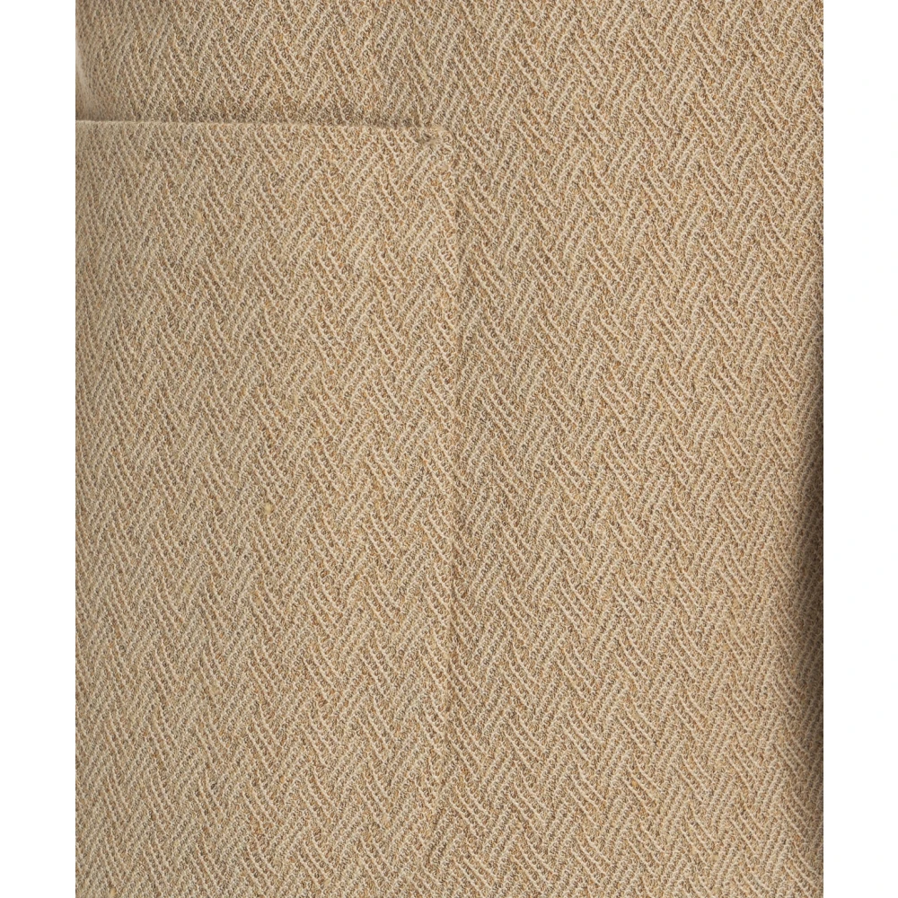 Circolo 1901 Klassieke Beige Blazer Easy Jacket Beige Heren