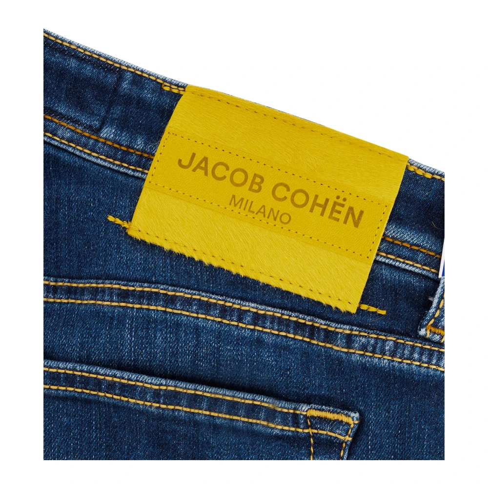 Jacob Cohën Blauweick Slim-Fit Jeans Blue Heren
