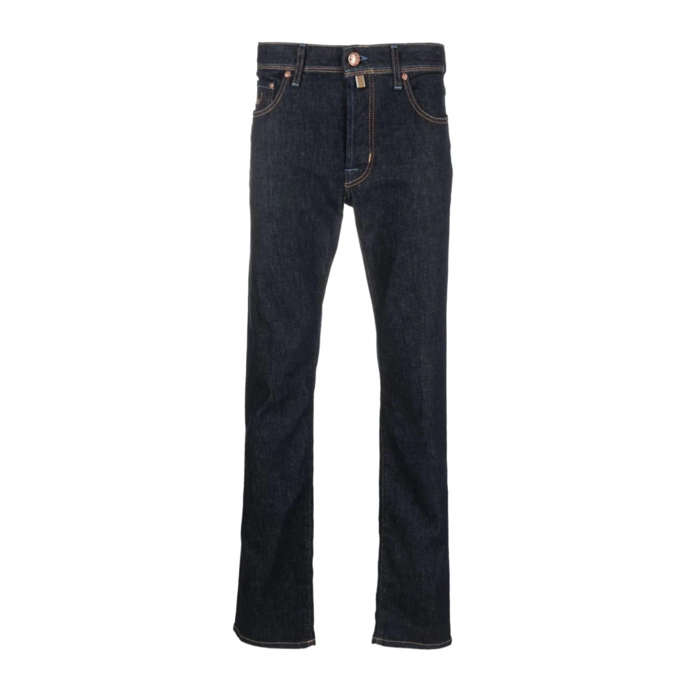 Jacob Cohën Zwarte Straight Jeans Casual Stijl Black Heren