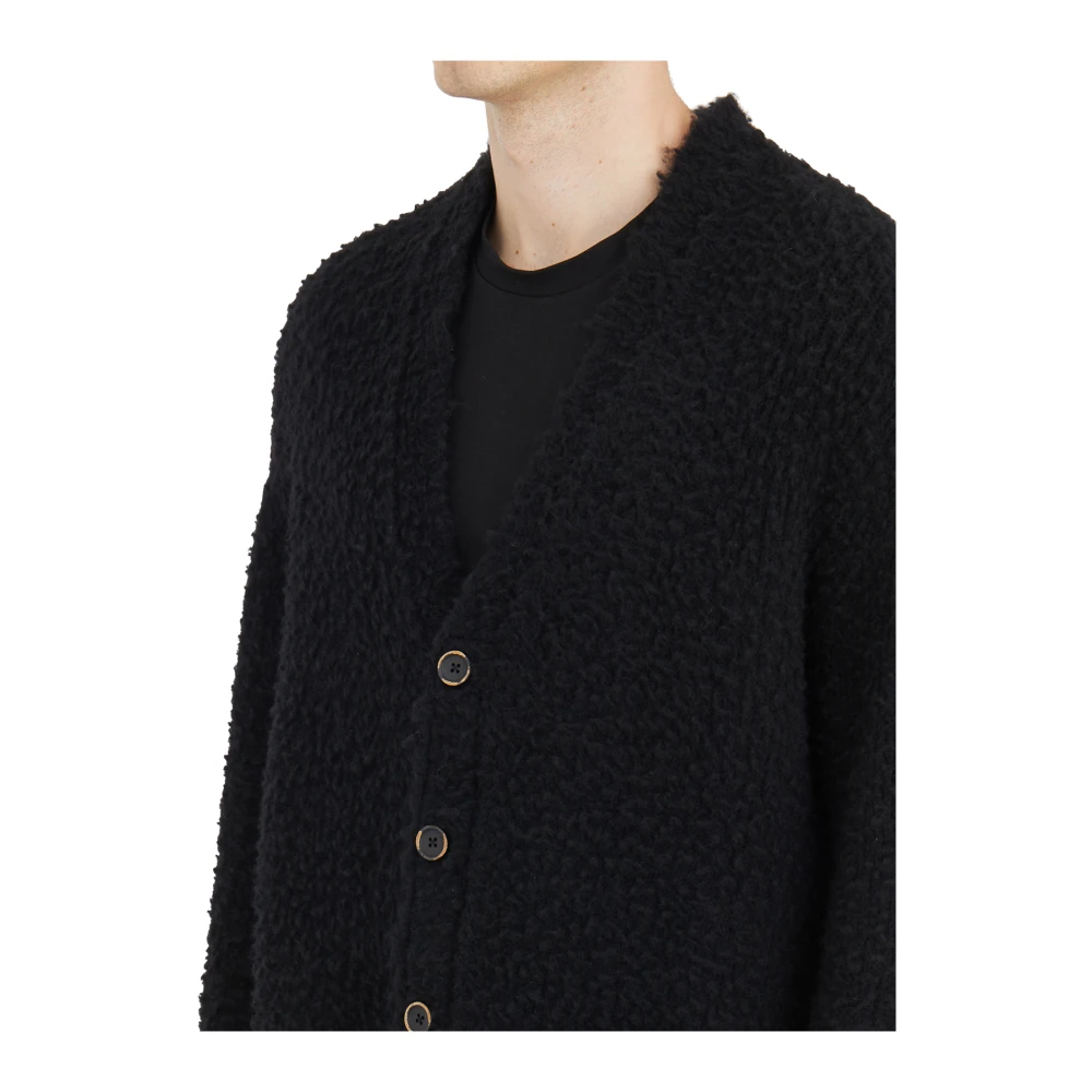 UMA Wang Lana Cashmere Cardigan Black Heren