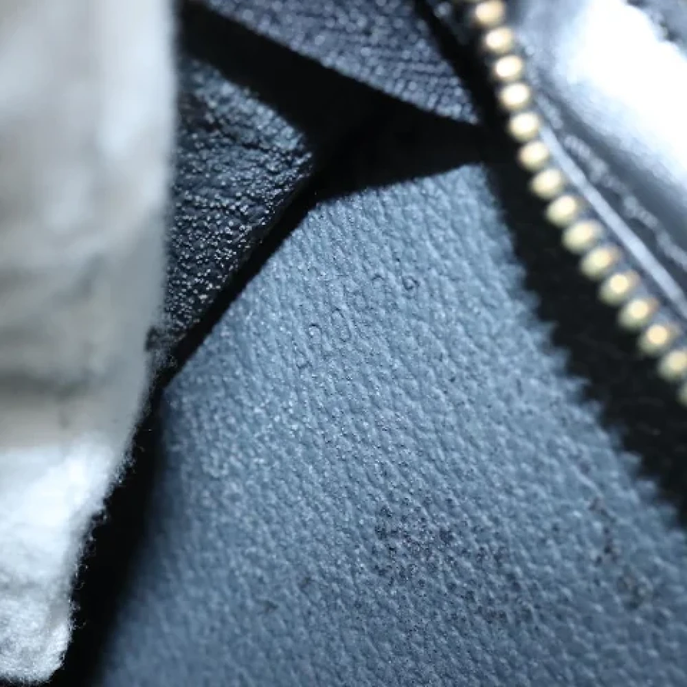 Louis Vuitton Vintage Pre-owned Leather pouches Black Dames