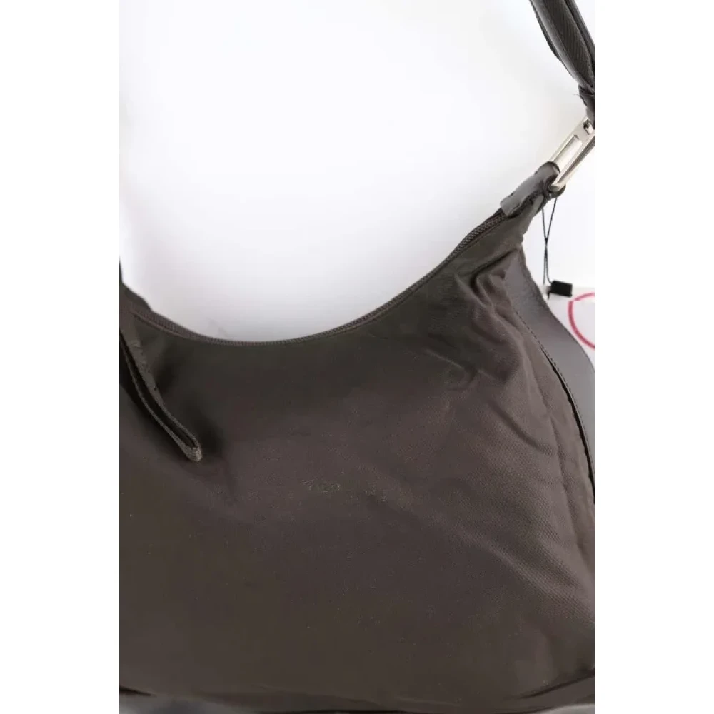 Prada Vintage Pre-owned Canvas prada-bags Brown Dames