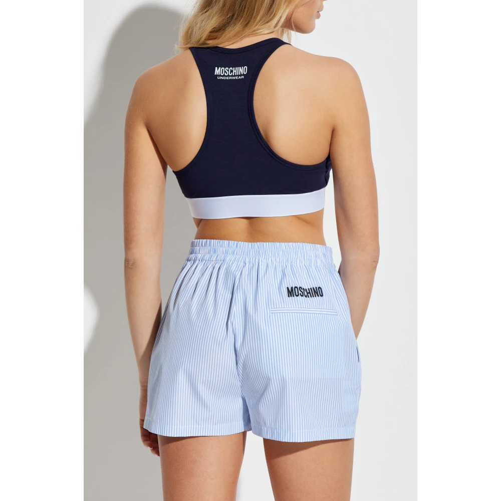 Moschino BH met logo Blue Dames