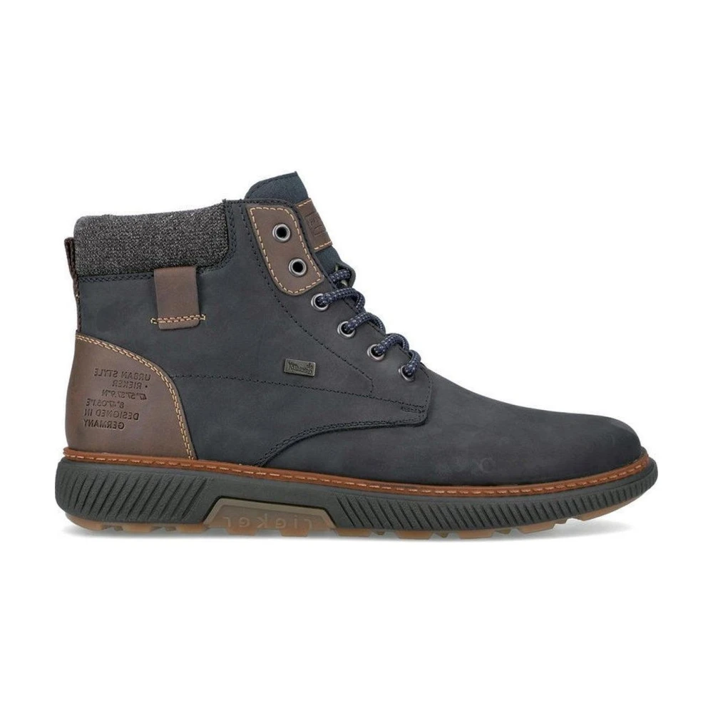 Rieker Blue Ankle Boots, Male, 9 Uk, Casual Closed Booties