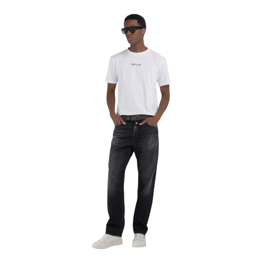 Replay Klassieke Straight Fit Denim Jeans Gray Heren