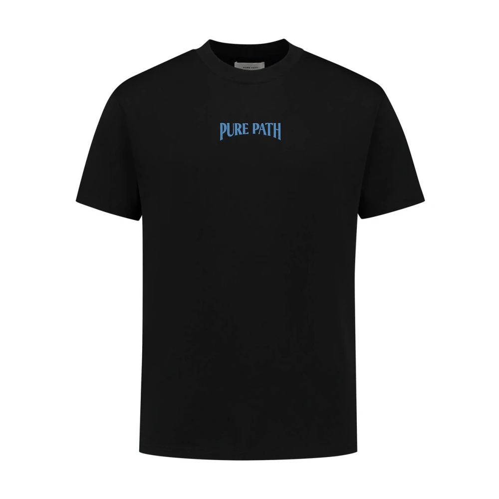 Pure Path Crewneck Loose Fit T-shirt Korte Mouw Black Heren