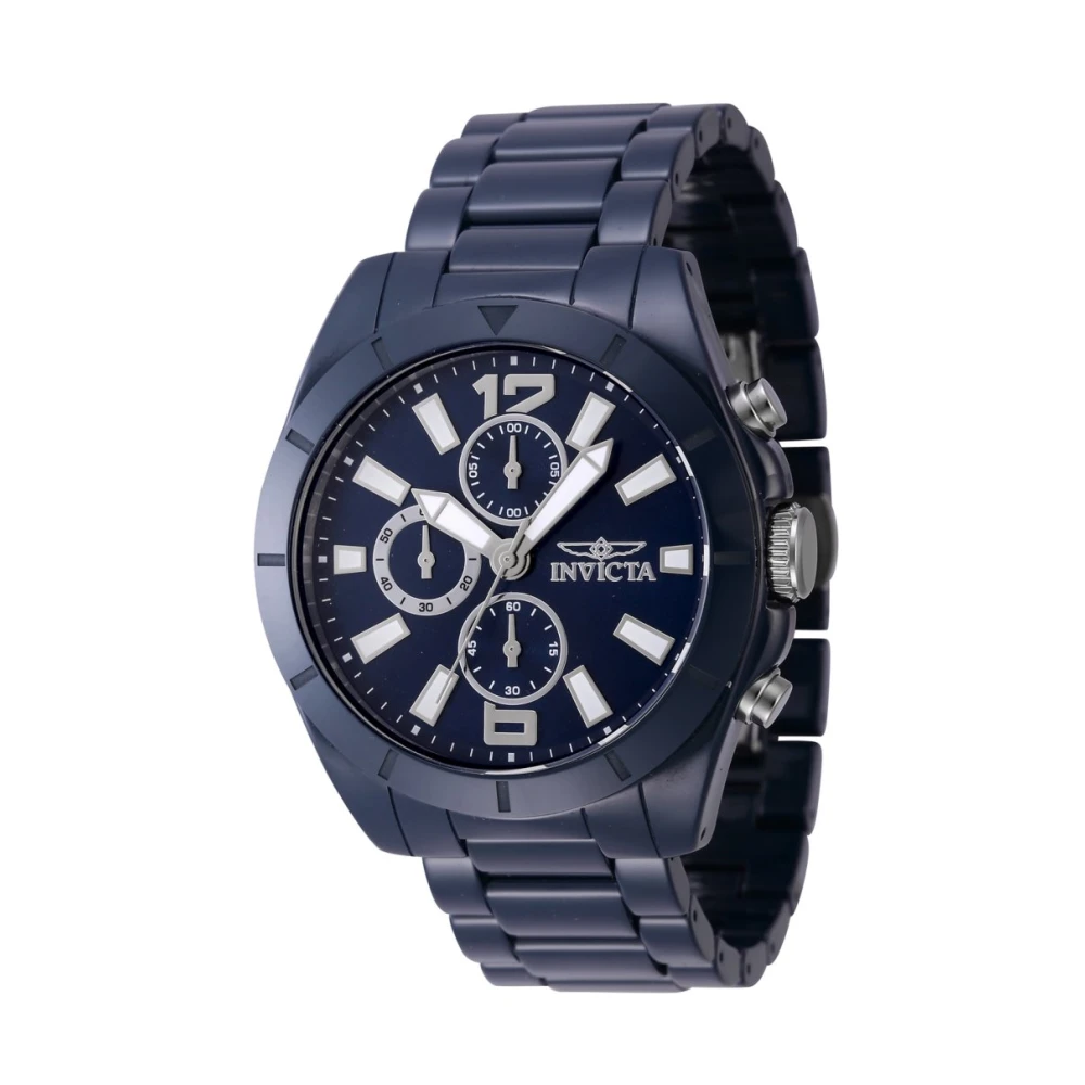 Invicta Watches Ceramics 47332 Men's Quartz Watch - 44mm Blue, Herr