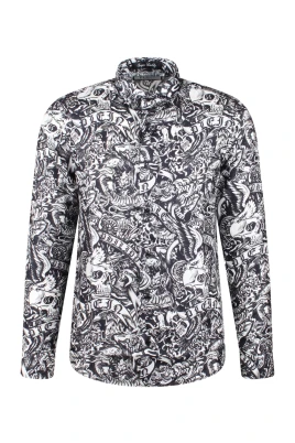 Tattoo Silkeskjorta Slim Fit