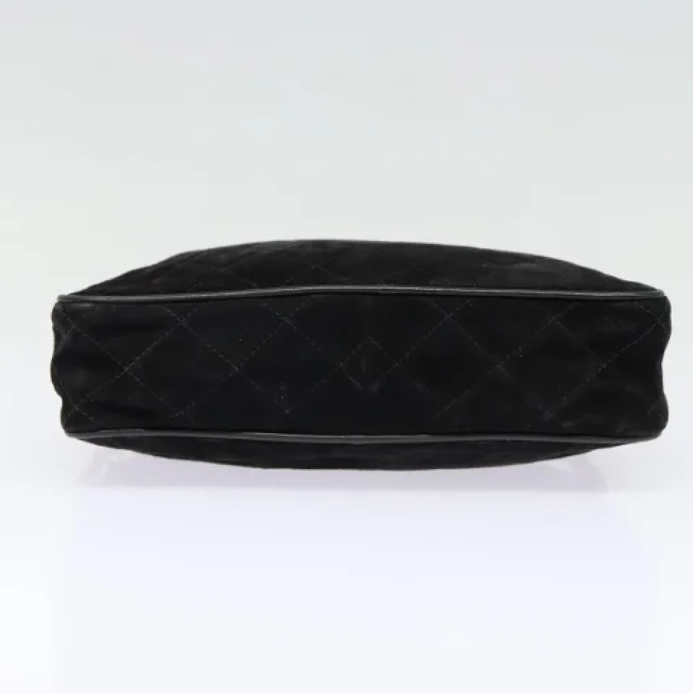 Chanel Vintage Pre-owned Suede chanel-bags Black Dames