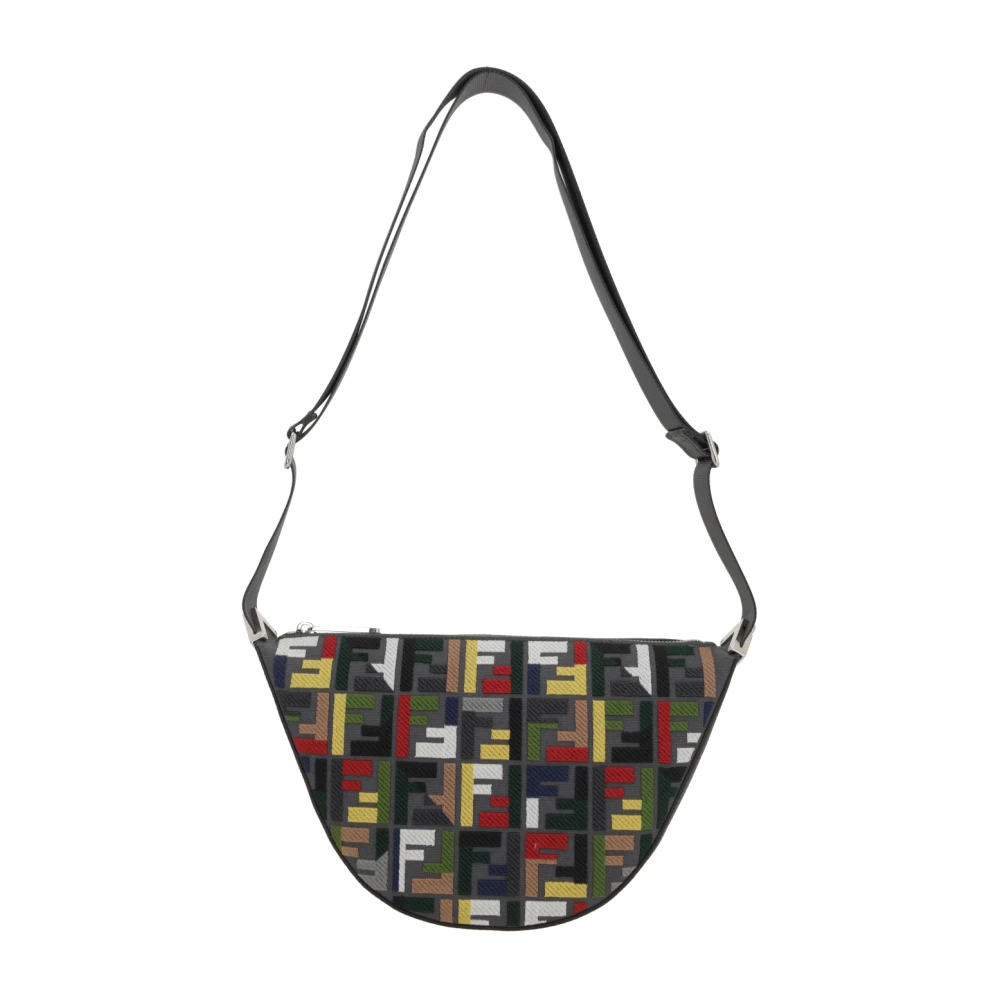 Fendi Multicolor Geborduurde Schoudertas Multicolor Heren