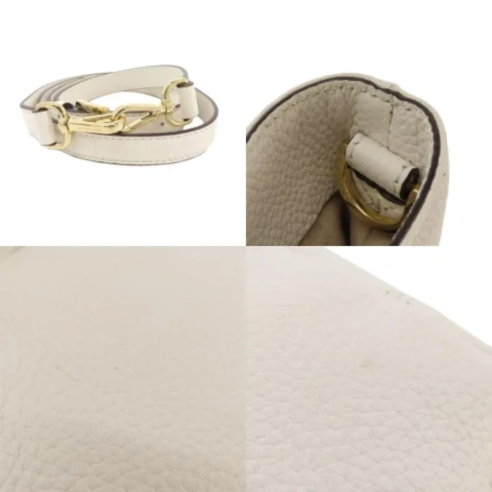 Michael Kors Pre-owned Leather shoulder-bags White Dames