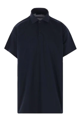 Blå Intertwined Polo Skjorta
