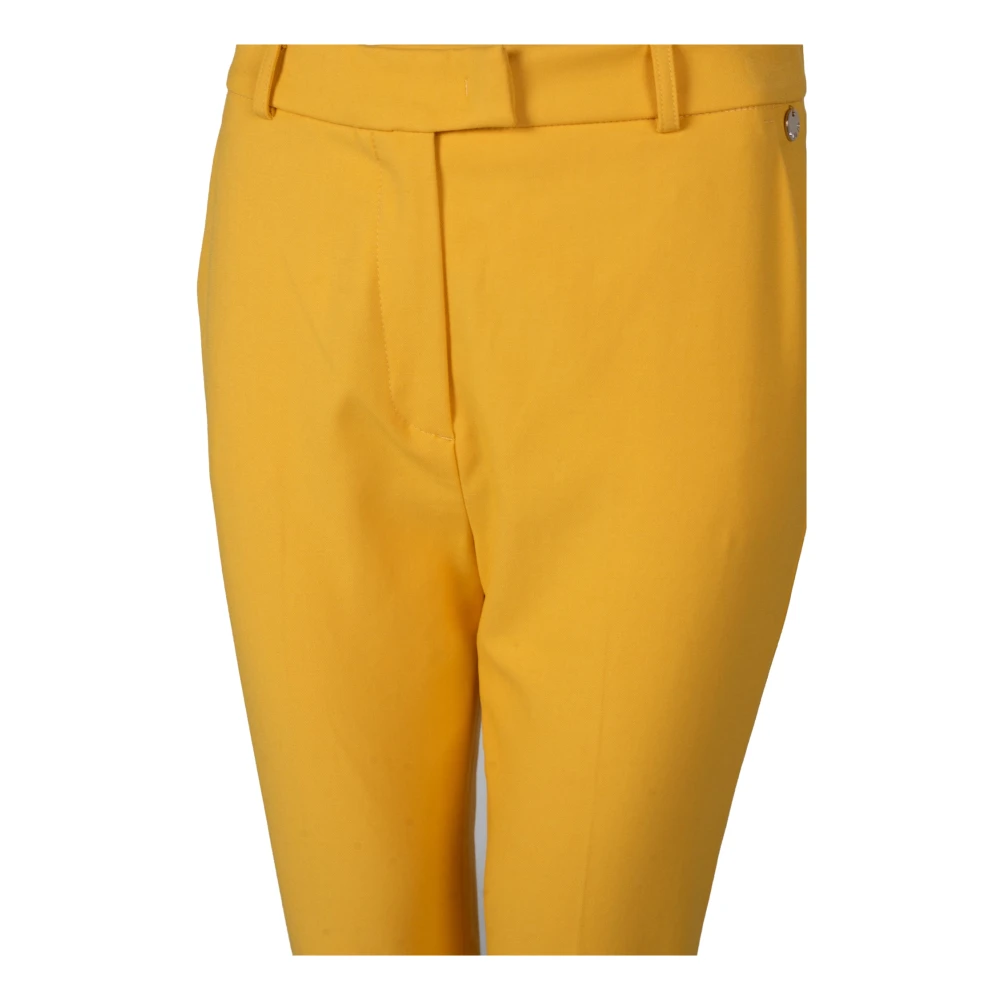 Liu Jo Elegante Slim Fit Broek Yellow Dames
