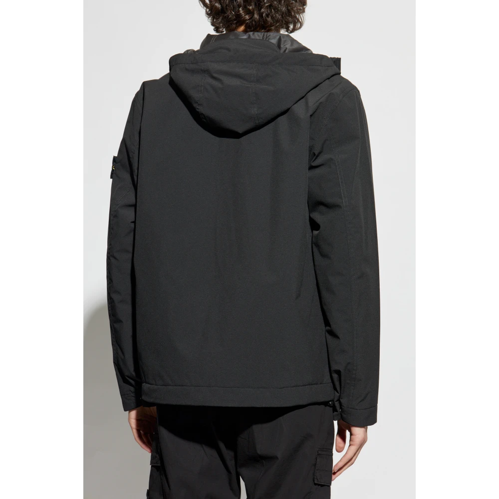 Stone Island Geïsoleerde Waterdichte Jas Black Heren