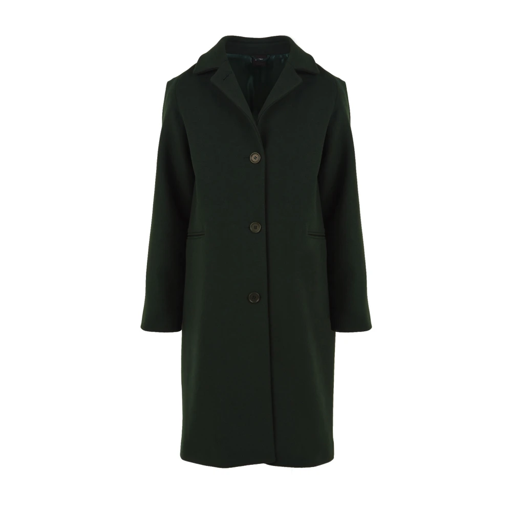 Aspesi Enkelrijige jas Green Dames