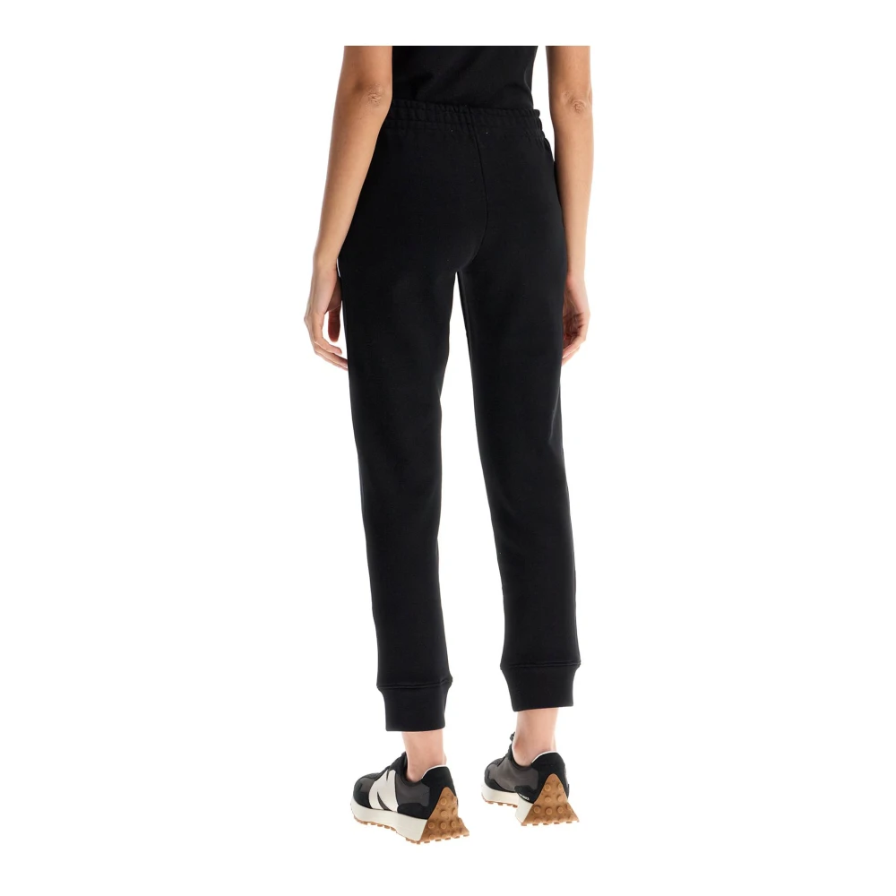 Moschino Teddy Bear Joggers met Ribbed Cuffs Black Dames