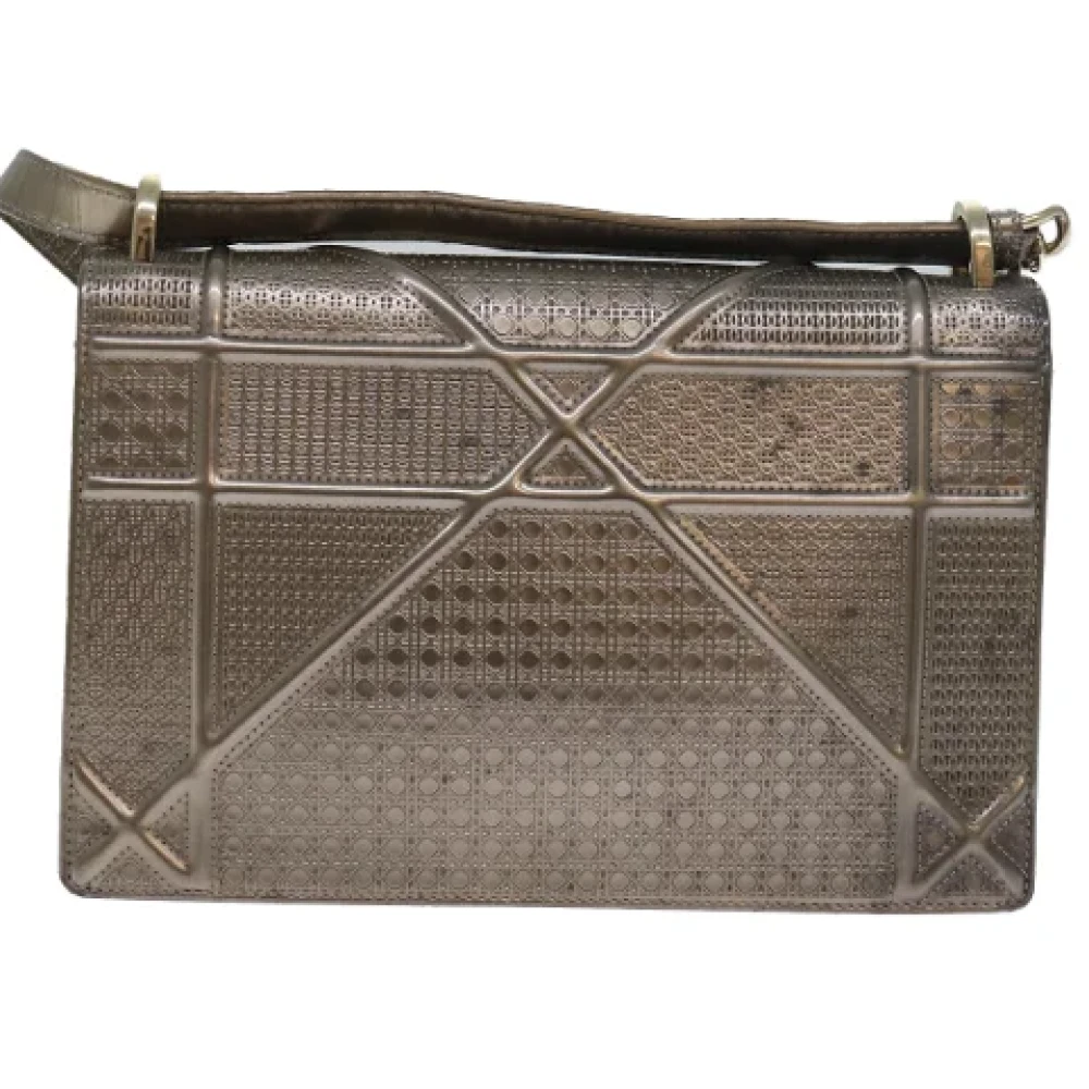 Dior Vintage Pre-owned Leather dior-bags Yellow Dames