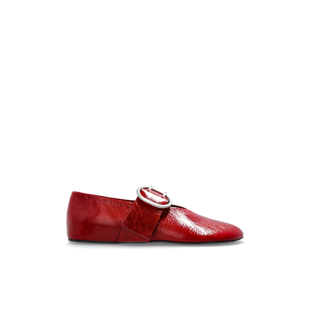 Jil Sander Röd Läderskor