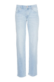 Lyseblå Abrand Jeans A '99 Low Straight Gina Jeans