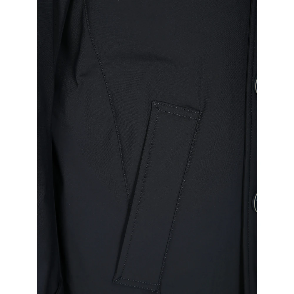 Herno Stijlvolle Peacoat met Harnas Blue Heren