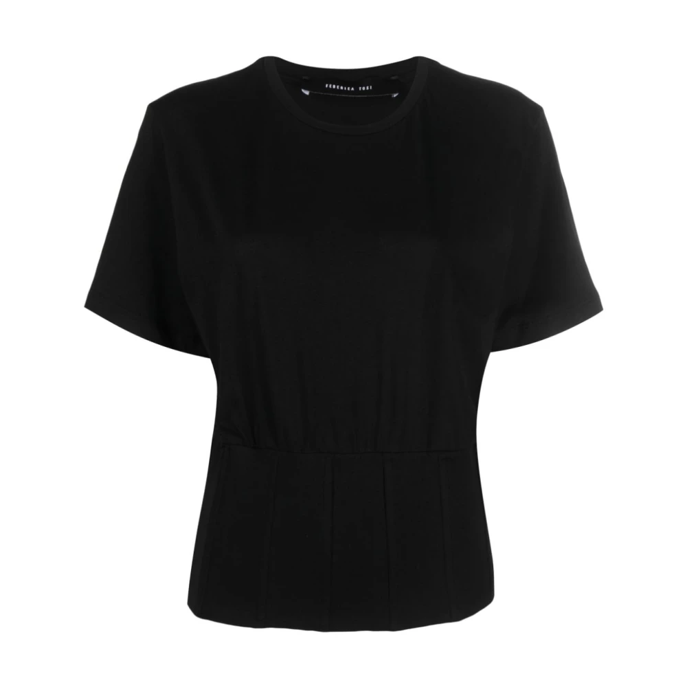 Federica Tosi T-Shirts Black Dames