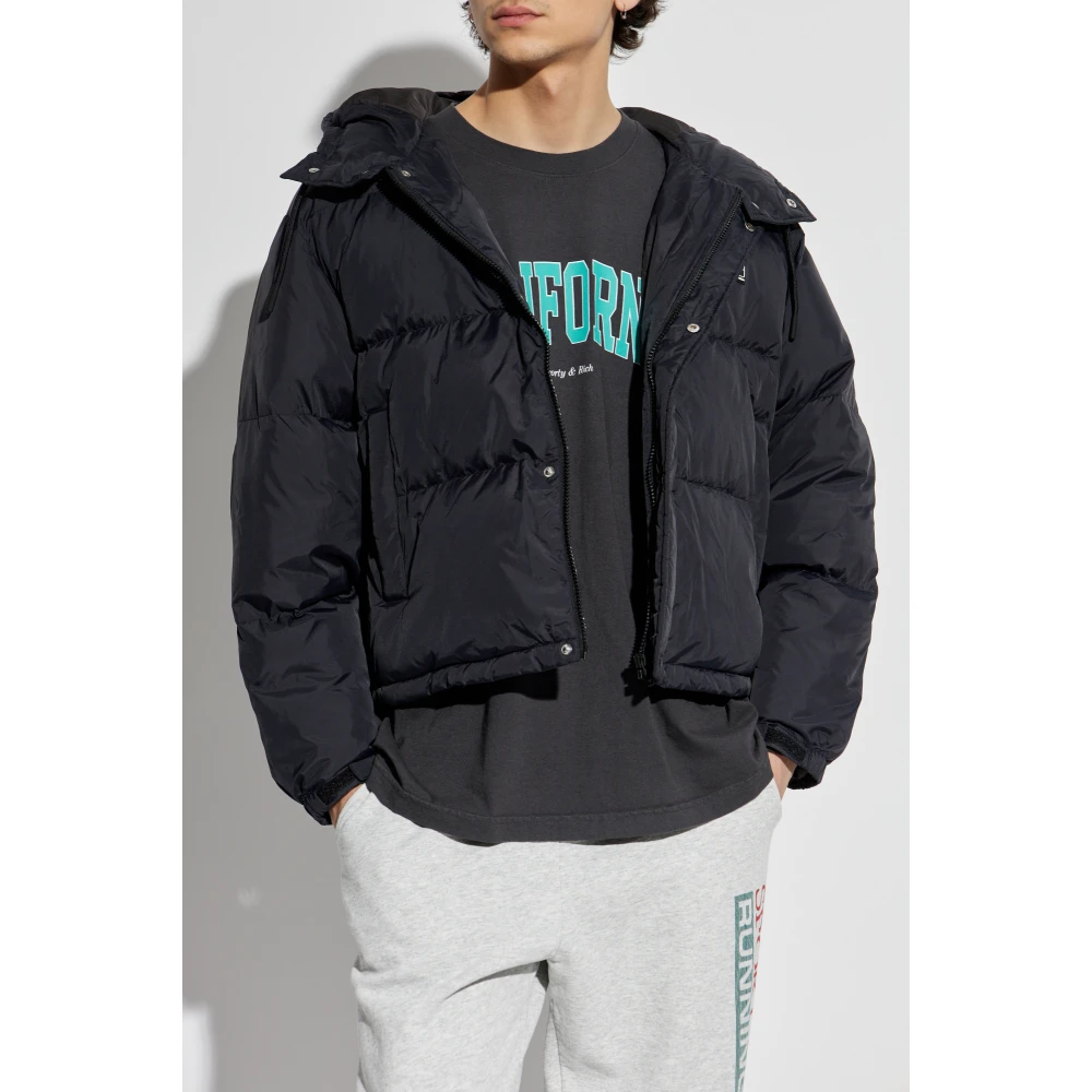 Sporty & Rich Gevoerde jas Black Unisex