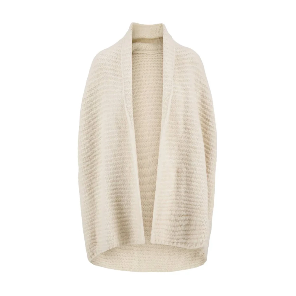 Zusss Mouwloos Vest Beige Dames