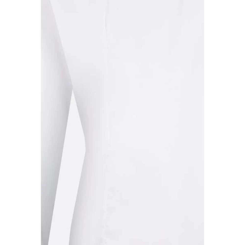 Prada Witte Loose-Fit Poplin Overhemd White Heren