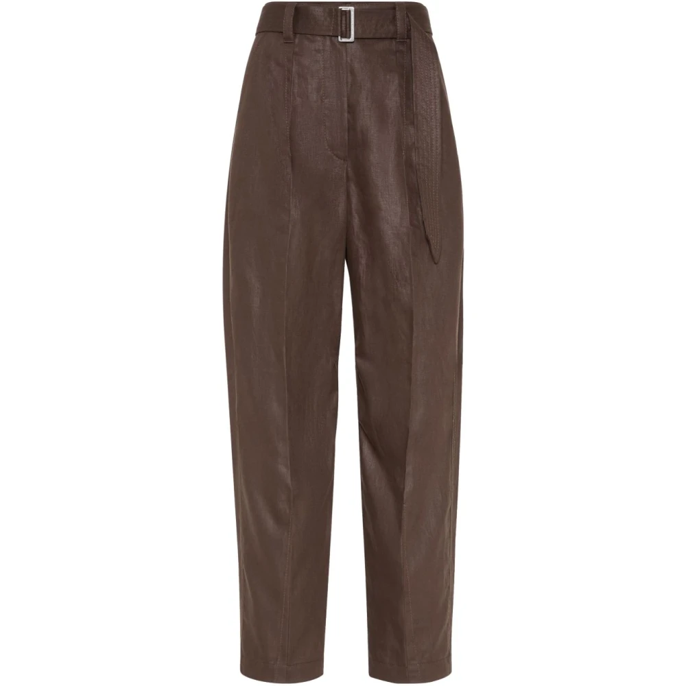 Trousers > Wide Trousers - - Brunello Cucinelli - Modalova