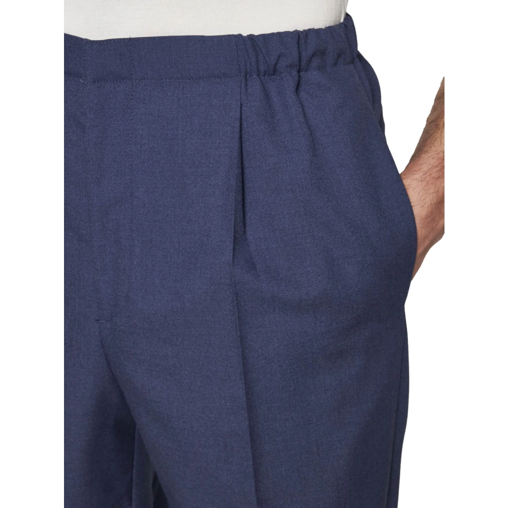 Fendi Stijlvolle Broek Blue Heren