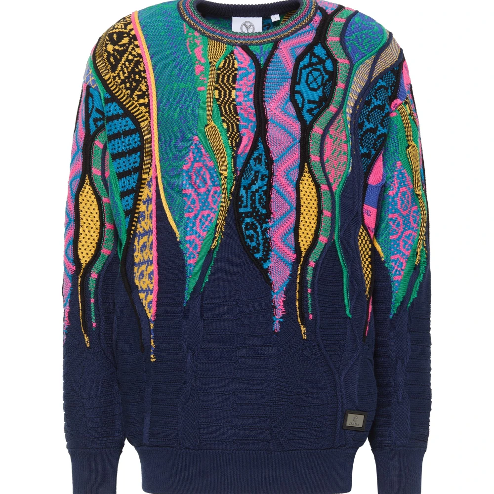 Carlo colucci Tijdloze Gebreide Trui Multicolor Heren