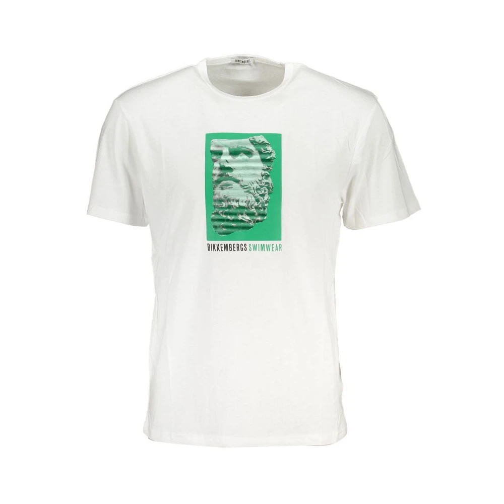 Bikkembergs Katoenen T-shirt met Logoprint White Heren
