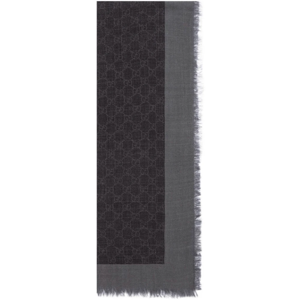 Gucci Monogram Gestreept Sjaal Black Dames
