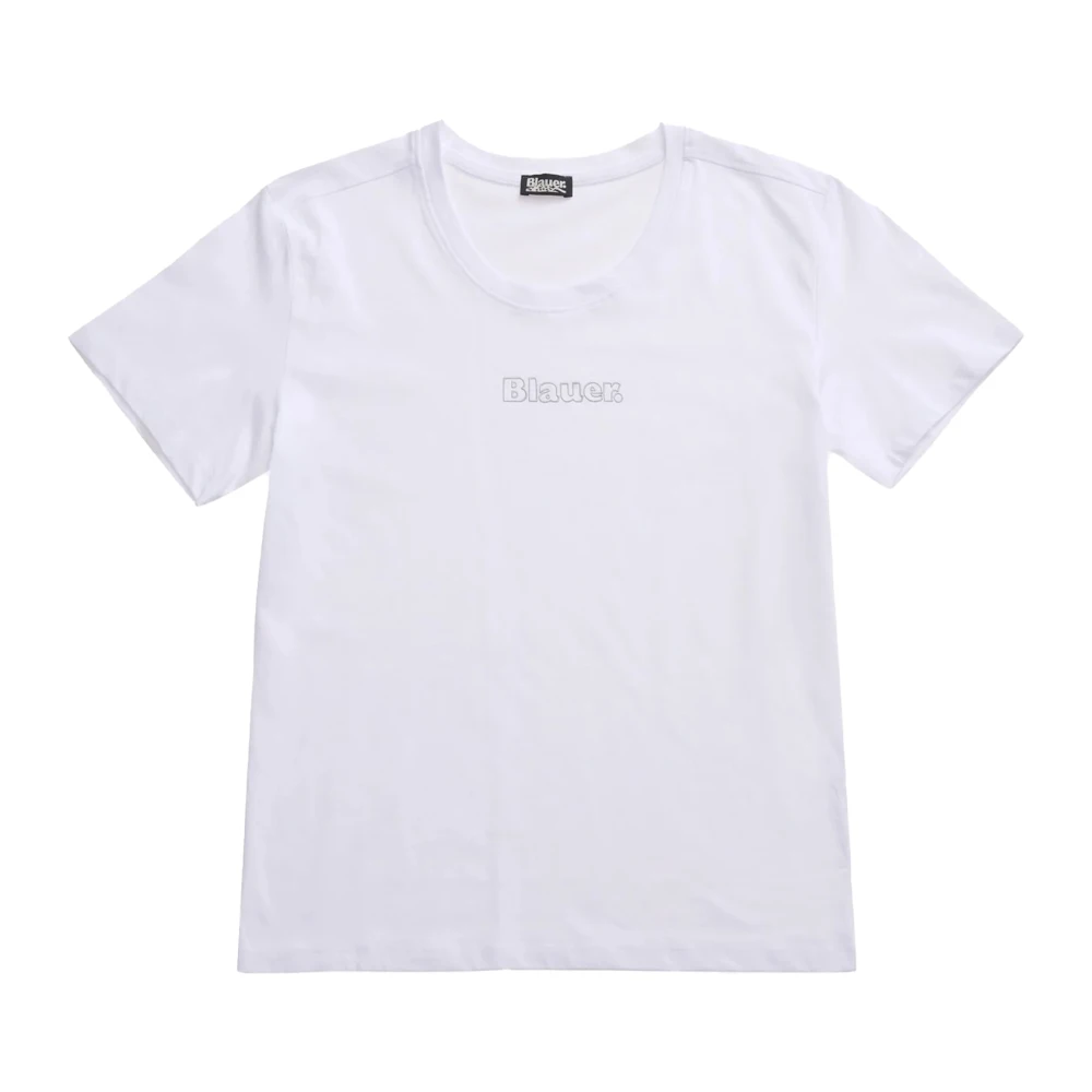 Blauer - Tops > T-Shirts - White - Blauer - Modalova