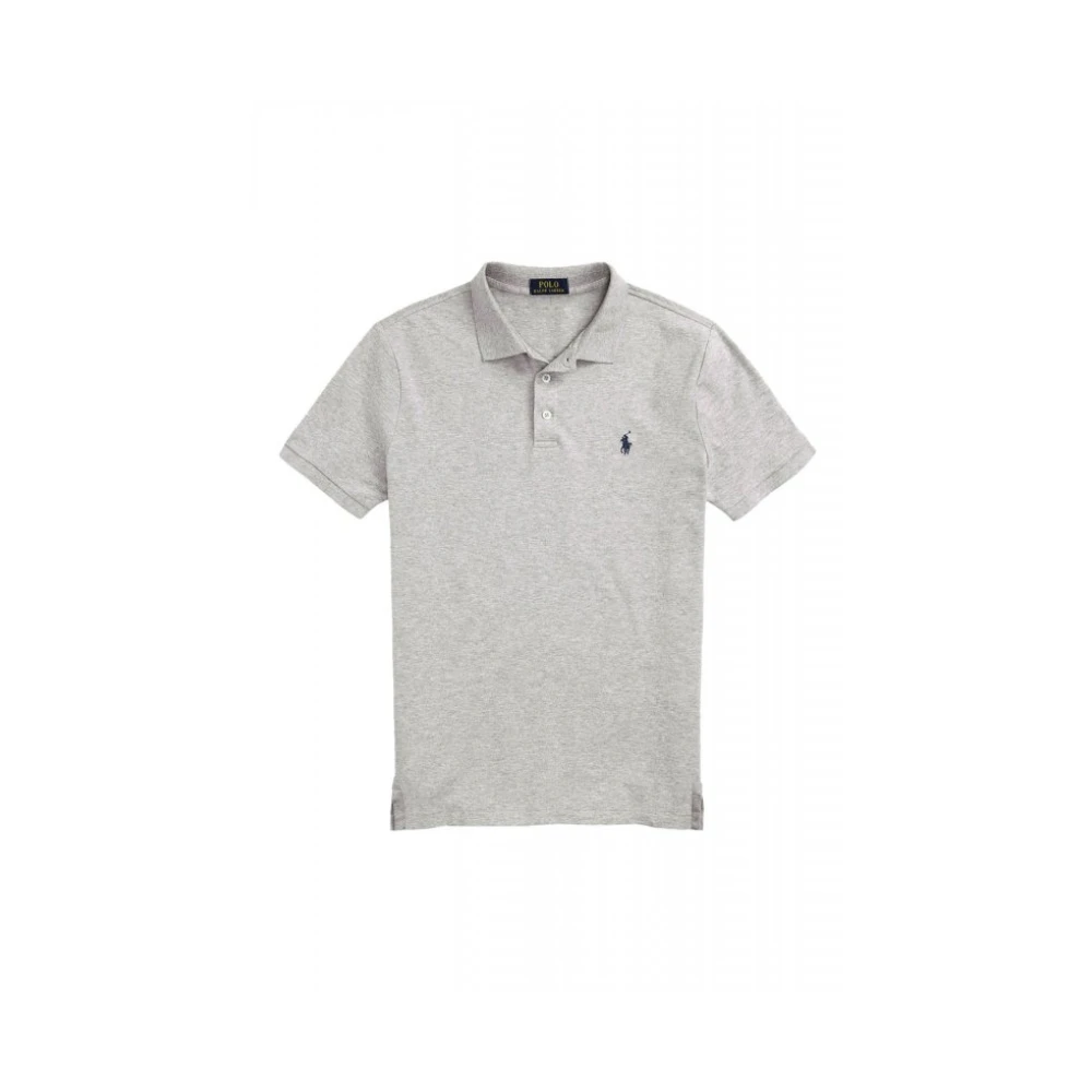 Ralph Lauren Men's Gray Logo Embroidery Polo Shirt