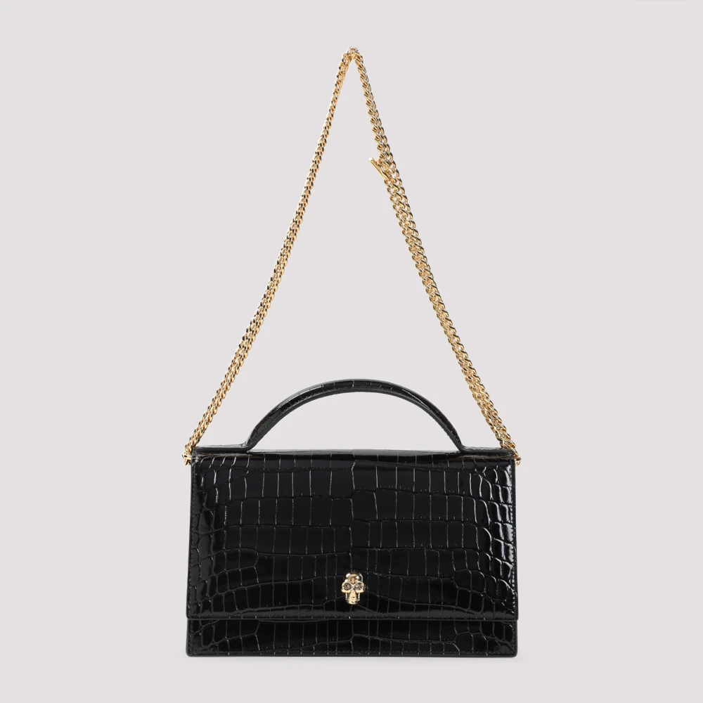 alexander mcqueen Zwarte Schoudertas voor Vrouwen Black Dames