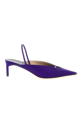 Julianne Satin Slingbacks