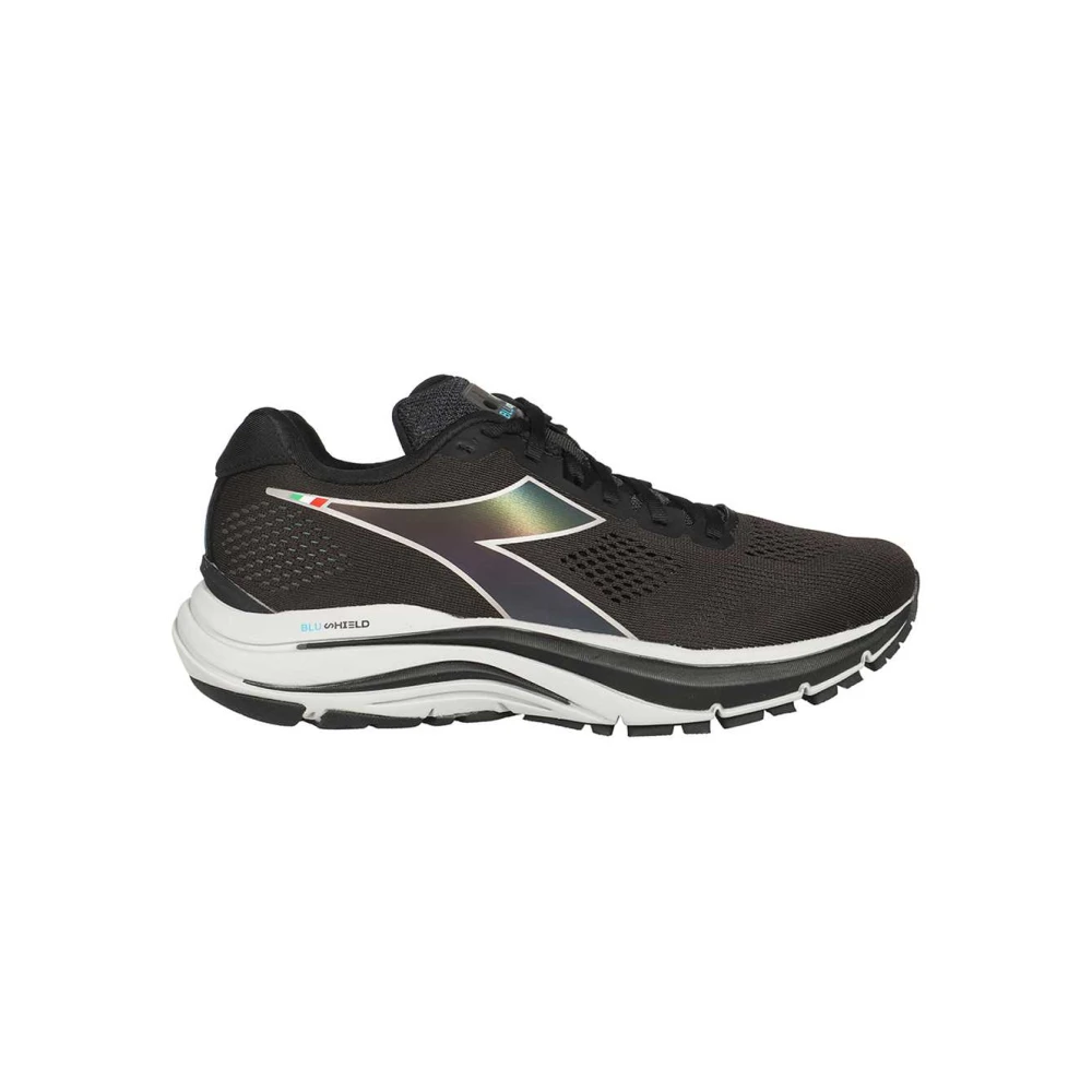 Diadora Nylon Low-Top Sneakers Heren Schoenen Zwart