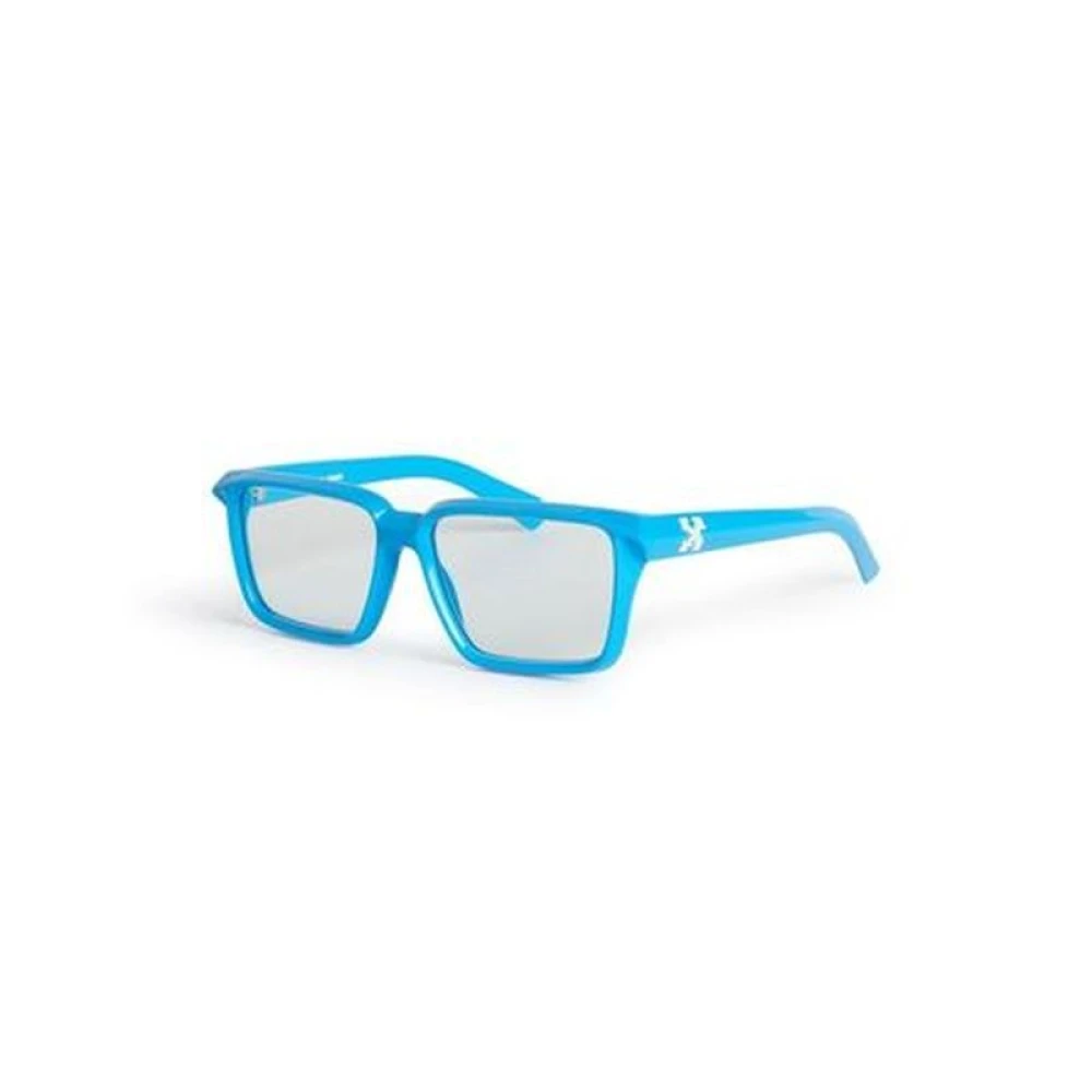 Off White Stijlvolle Brilmonturen voor Modieuze Liefhebbers Blue Unisex