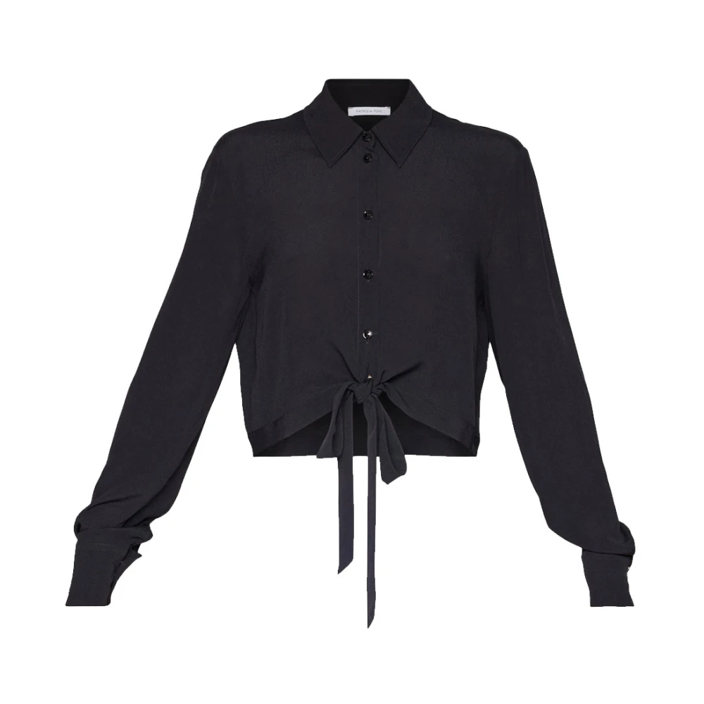 PATRIZIA PEPE Zwarte Casual Blouse voor Dames Black Dames